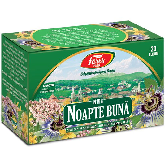 Ceai Noapte Buna, 20 plicuri, Fares