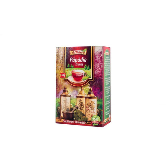 Ceai papadie frunze, 50grame, AdNatura