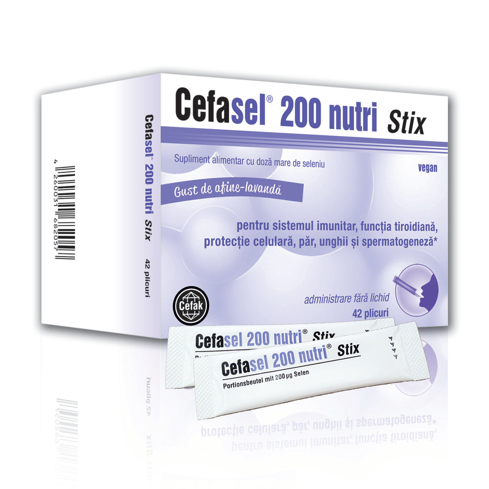 Cefasel 200 nutri Stix, 42 plicuri, Cefak KG