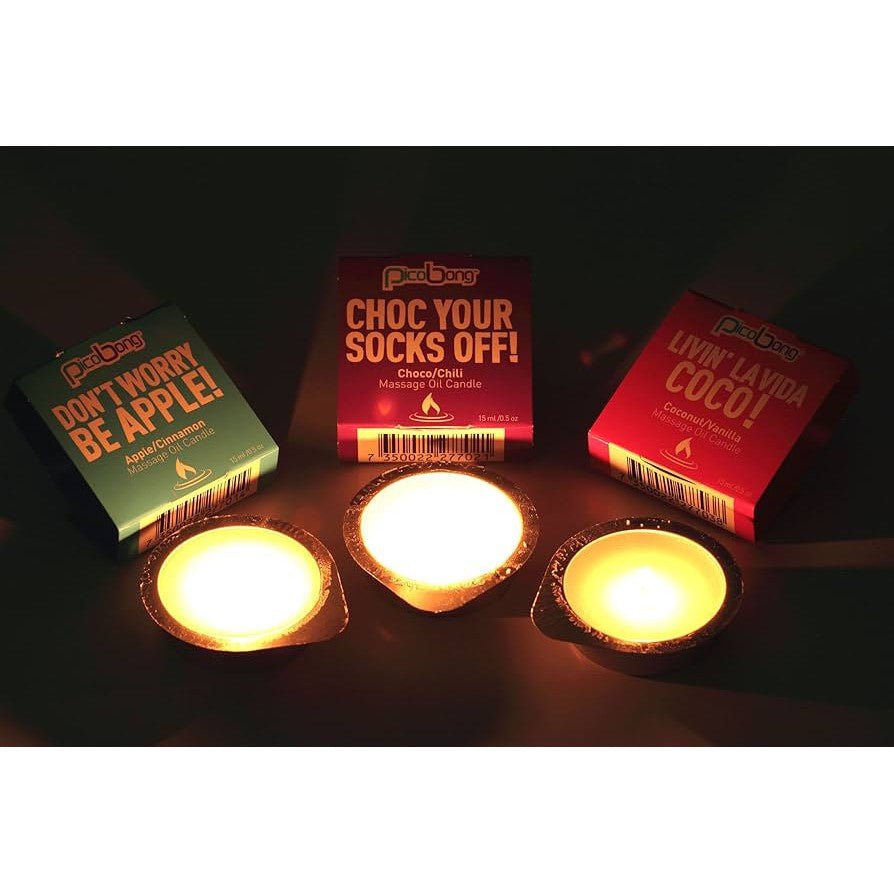 Choco/Chili Massage Oil Candle, 1 bucata, Picobong