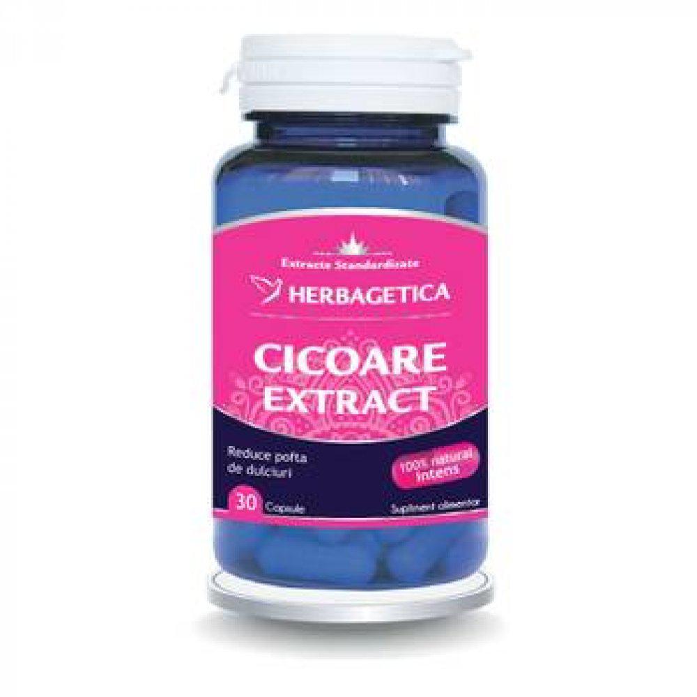 Cicoare Extract, 30 capsule, Herbagetica-