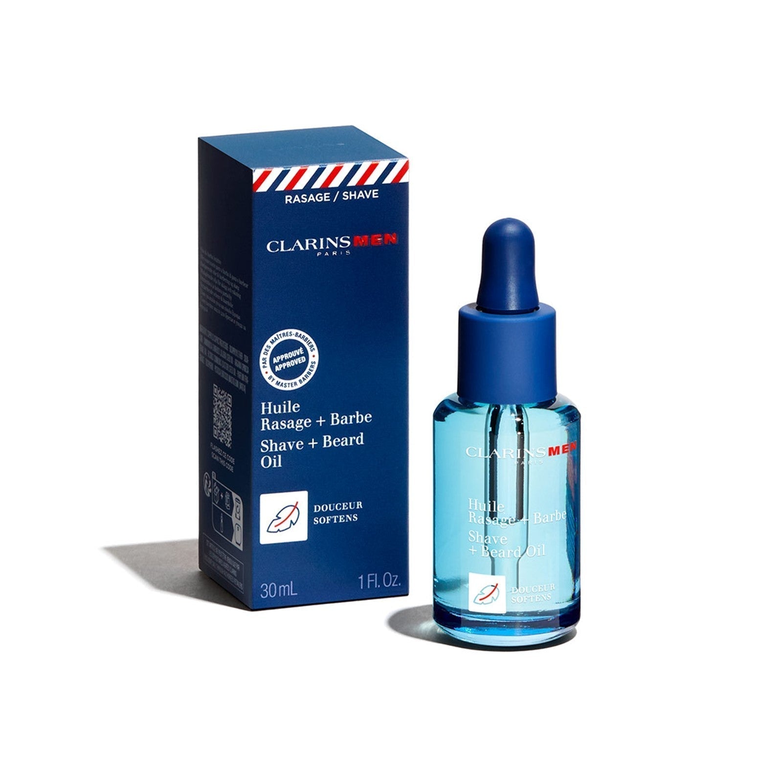 Clarins Shave + Beard Oil - Tratament pentru barba, 30 ml, Clarins Men