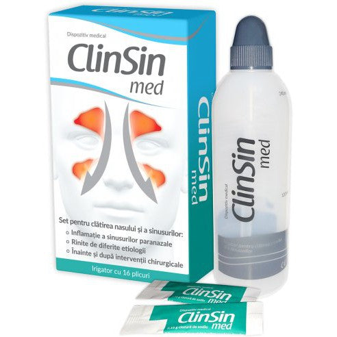 Clinsin Med, 16 plicuri + irigator, Zdrovit