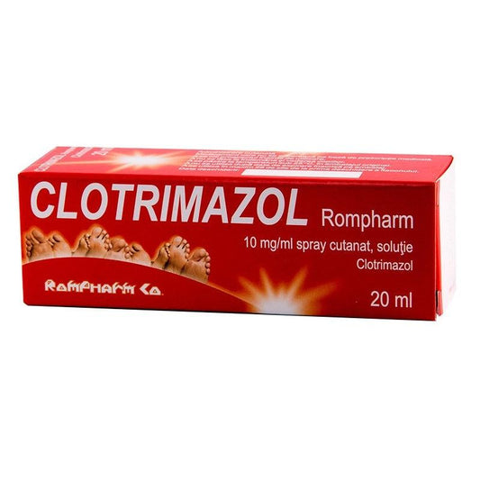 Clotrimazol Spray Cutanat, 10 mg/ml, 20 ml, Rompharm-