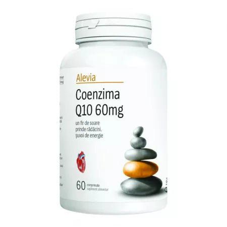 Coenzima Q10, 60 miligrame, 60 comprimate, Alevia-
