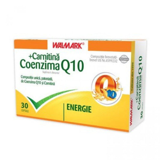 Coenzima Q10 + Carnitina, 30 capsule, Walmark-