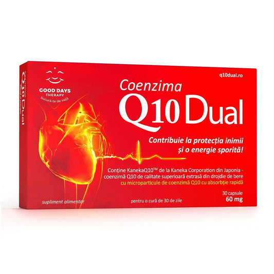 Coenzima Q10 Dual 60mg, 30 capsule, Good Days Therapy-
