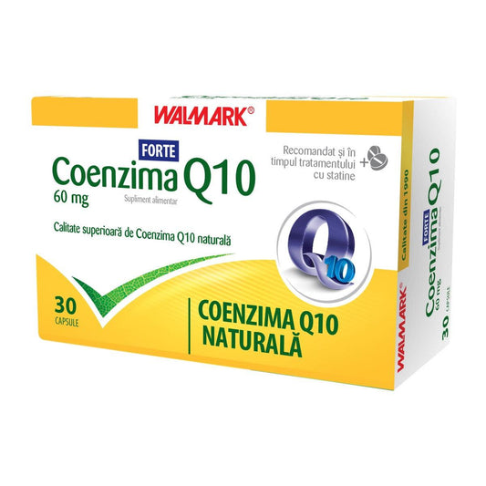 Coenzima Q10 Forte 60mg, 30 comprimate, Walmark-