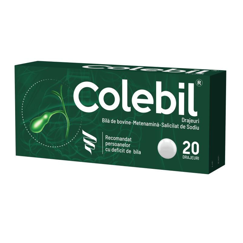Colebil, 20 drajeuri, Biofarm-