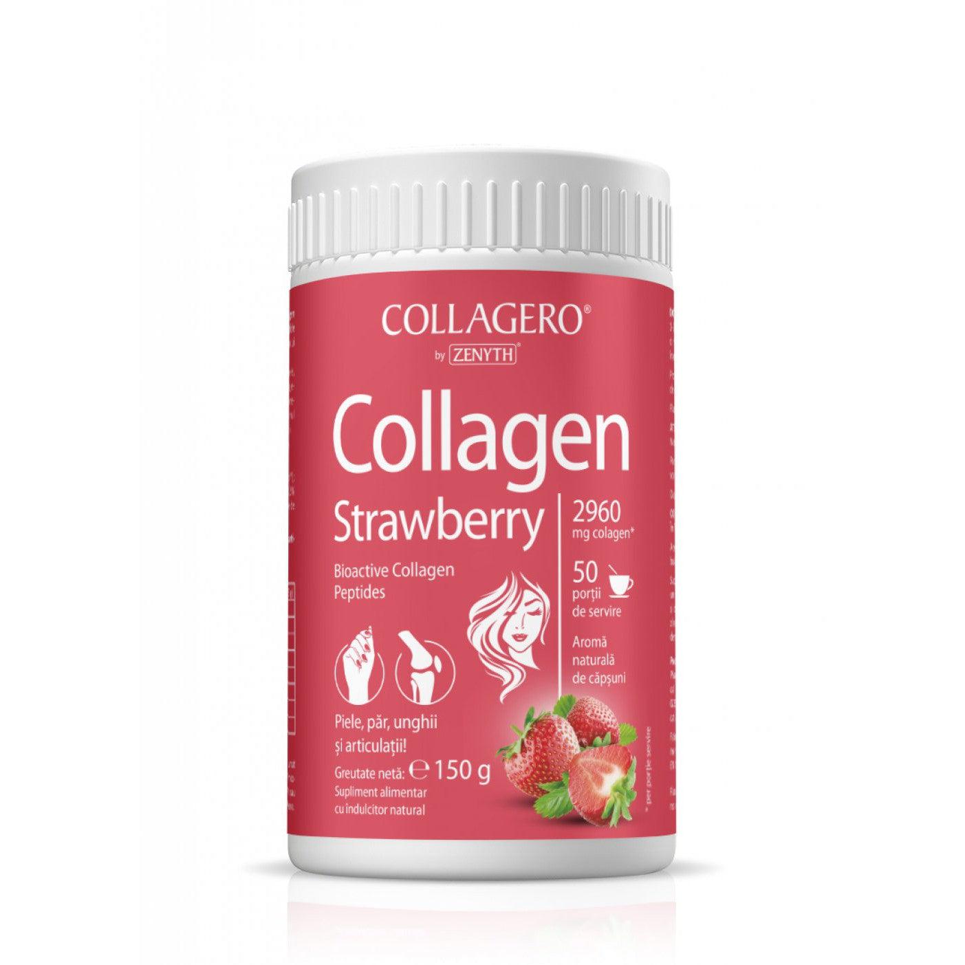 Collagen Strawberry, 150 grame, Zenyth-