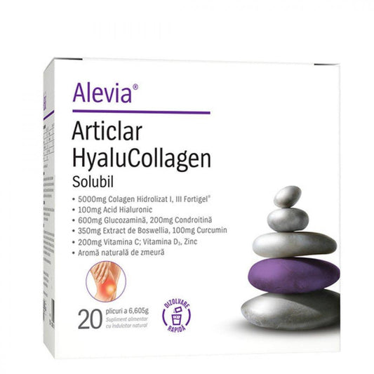 Complex Articlar HyaluCollagen, 20 plicuri, Alevia-