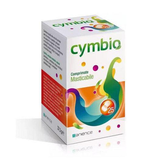 Complex simbiotic natural pentru cavitatea bucala Cymbio, 25 comprimate, Sanience-