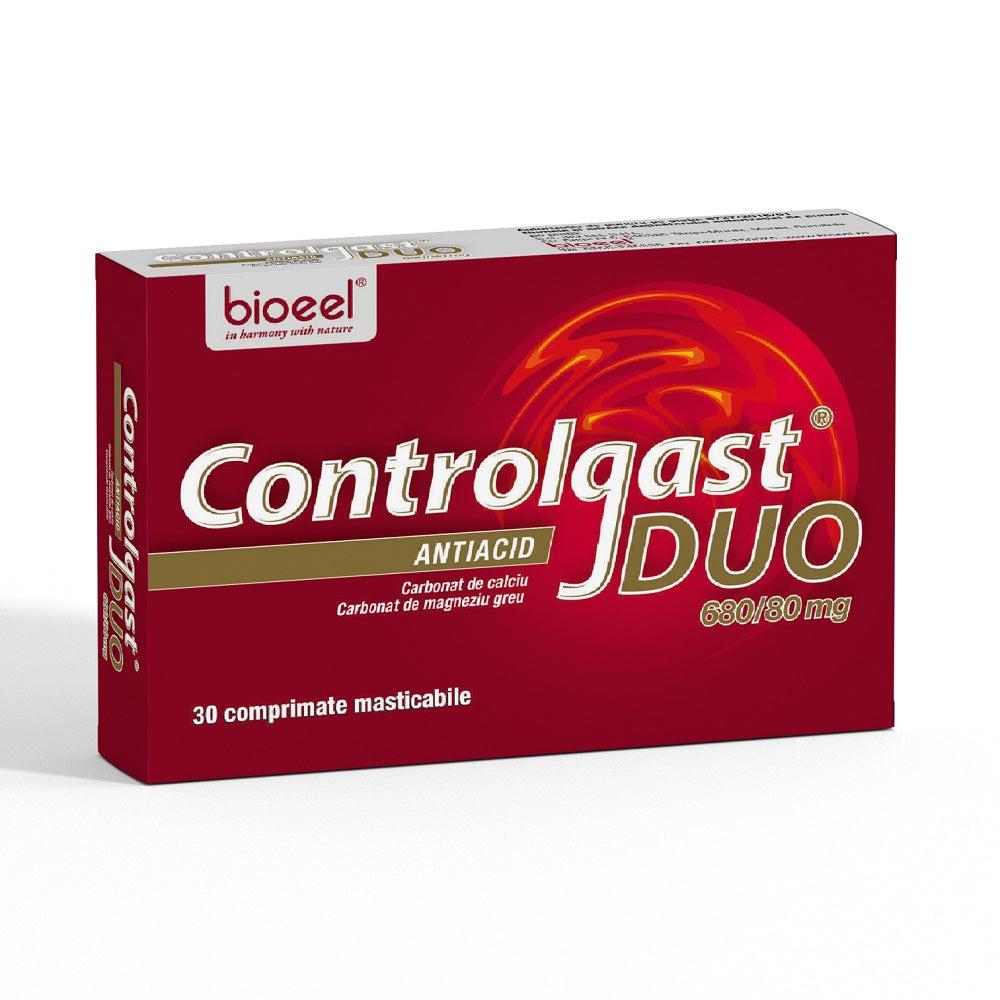 Controlgast Duo, 680/80mg, 30 comprimate, Bioeel-