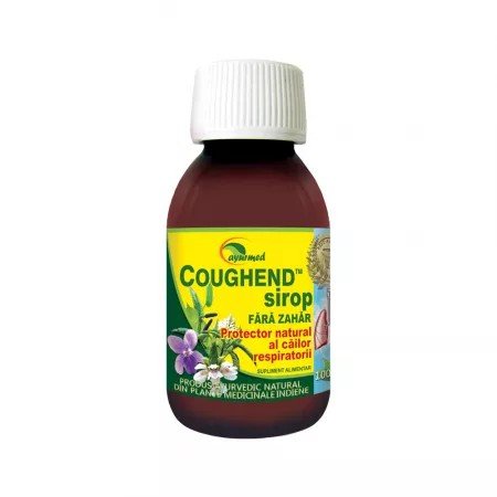 Coughend Sirop fara zahar, 100 ml, Ayurmed