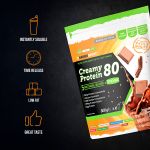 CREAMY PROTEIN 80> Exquisite Chocolate, 500 gr, Named Sport-