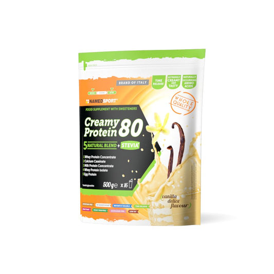 CREAMY PROTEIN 80> Vanilla Delice, 500 gr, Named Sport