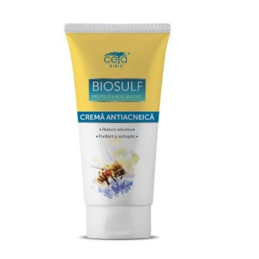 Crema antiacneica cu Biosulf, 50 ml, Ceta Sibiu