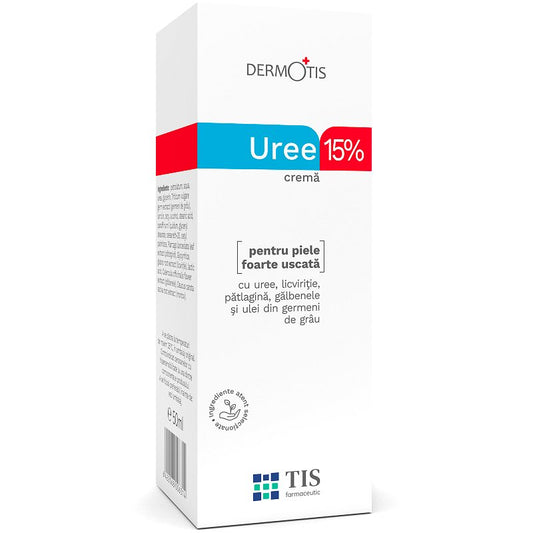 Crema cu Uree 15% DermoTis, 50 ml, Tis Farmaceutic - 6422068006314