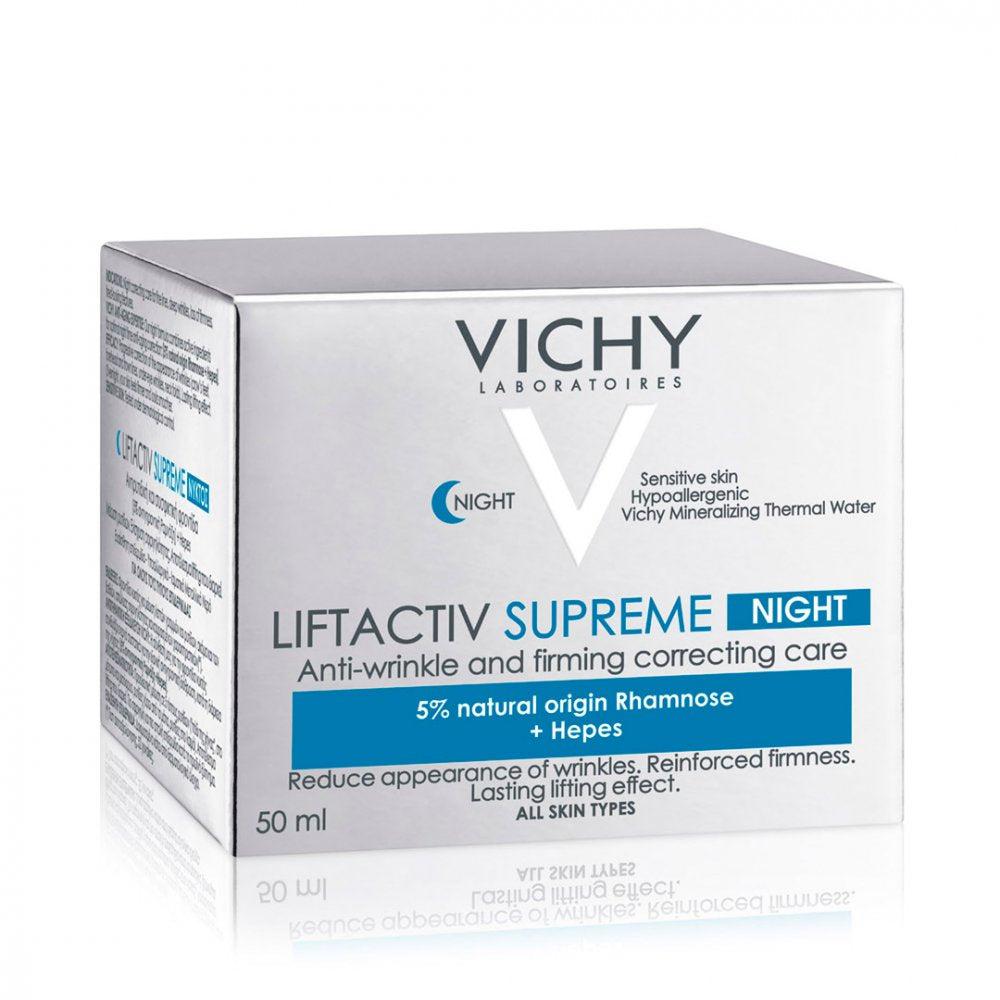 Crema de Noapte antirid pentru toate tipurile de ten Liftactiv Supreme, 50 ml, Vichy-