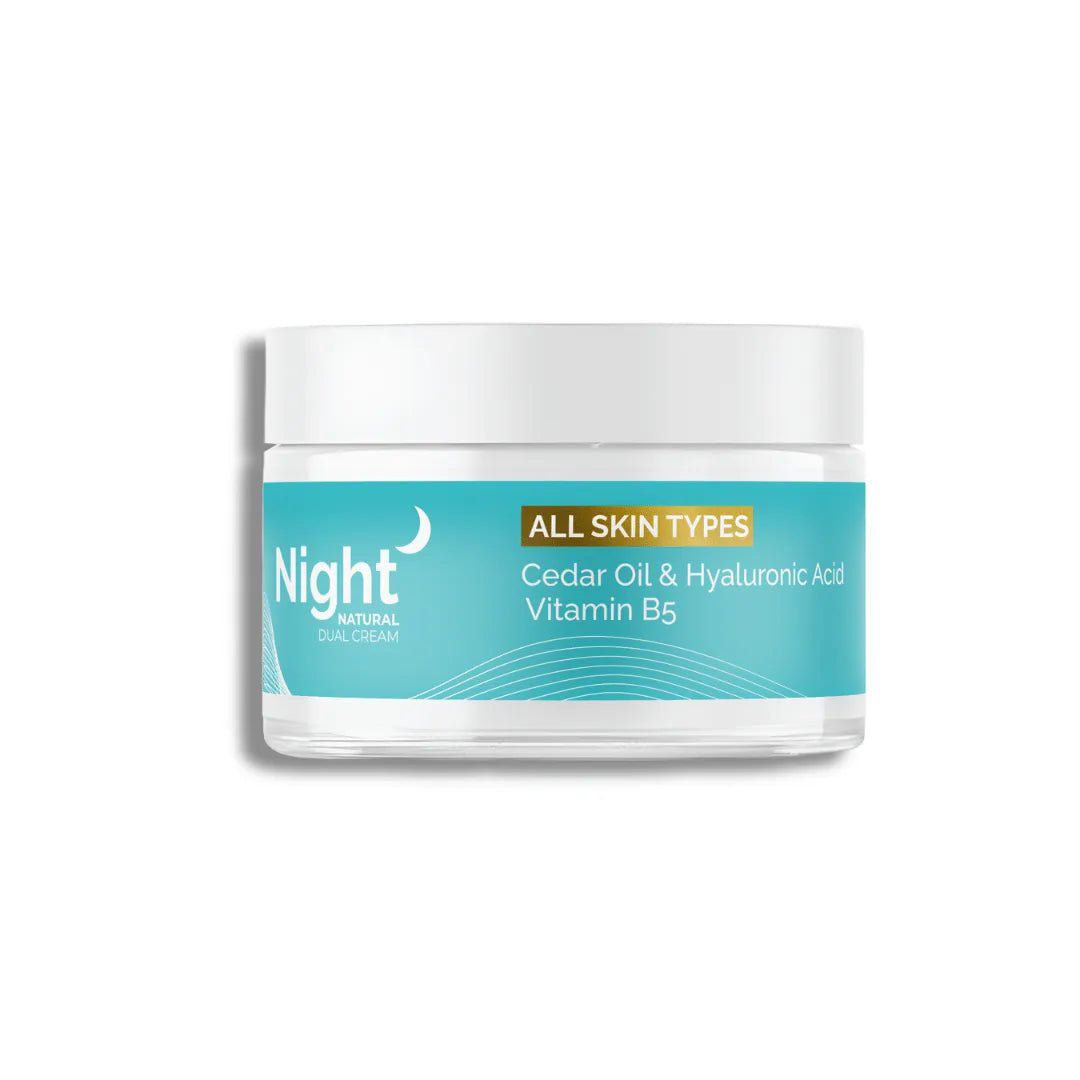 Crema de noapte cu Acid Hialuronic si Vitamina B5, 50 ml, Cedrelle - 5285006878241