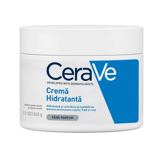 Crema hidratanta pentru fata si corp piele uscata si foarte uscata, 340 g, CeraVe - 3337875597227