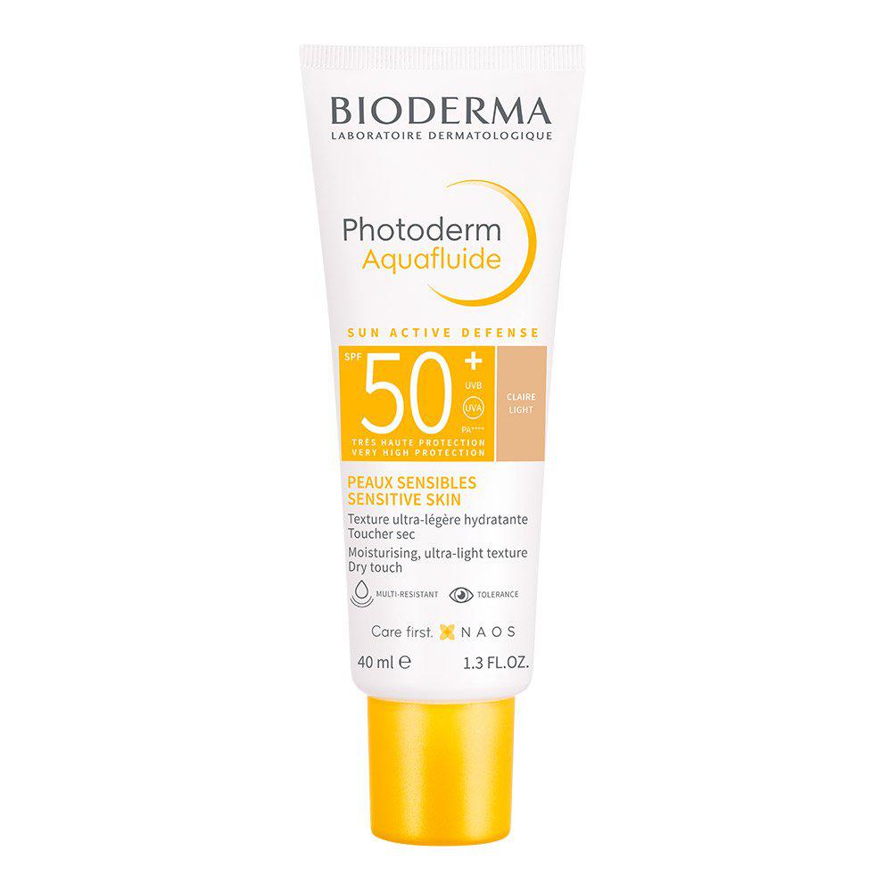 Crema lejera cu SPF50+ Photoderm Aquafluid Doree, 40 ml, Bioderma