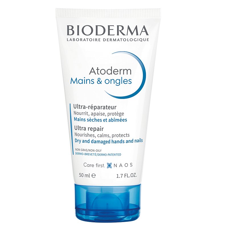 Crema pentru maini si unghii Atoderm, 50ml, Bioderma-