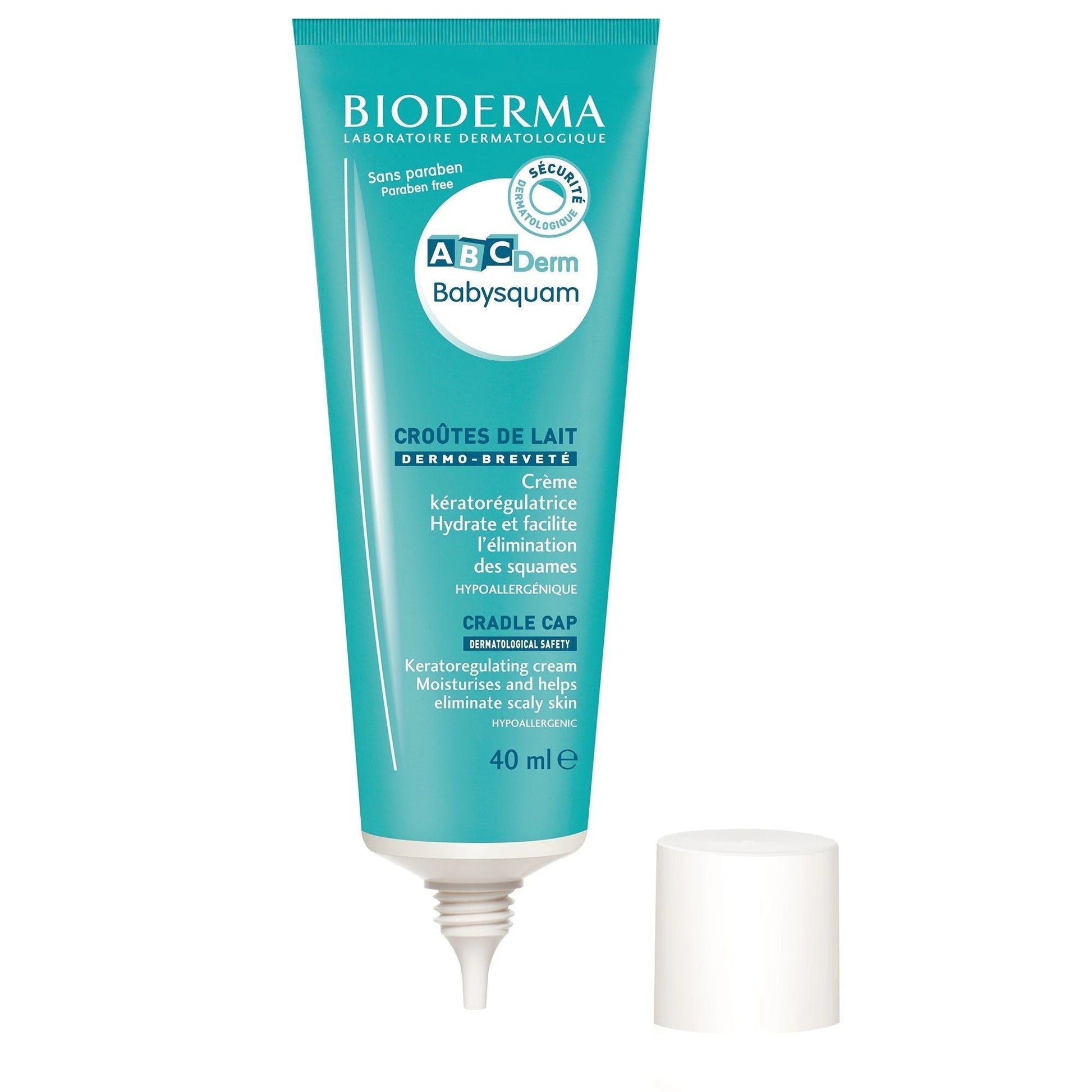 Crema tratament pentru scuame Babysquam ABCDerm, 40 ml, Bioderma