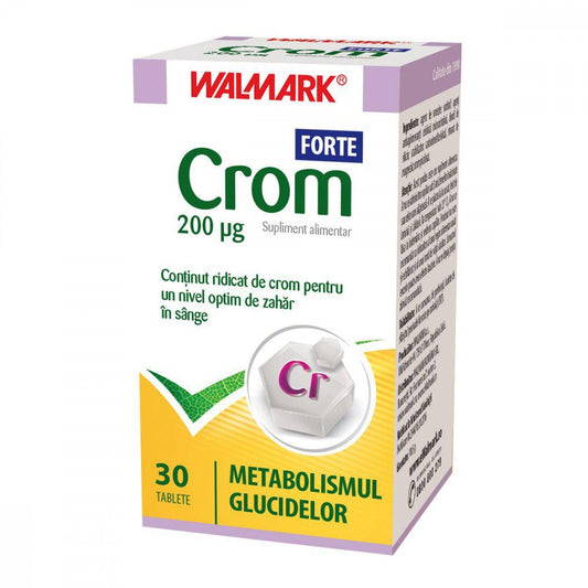 Crom Forte, 30 tablete, Walmark-