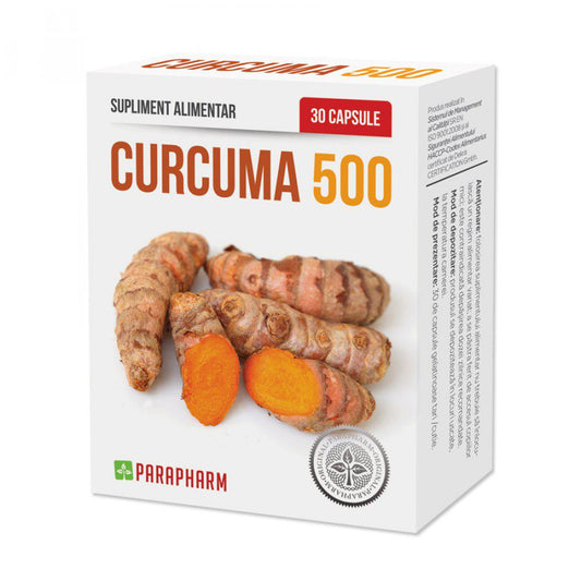 Curcuma 500, 30 capsule, Parapharm-