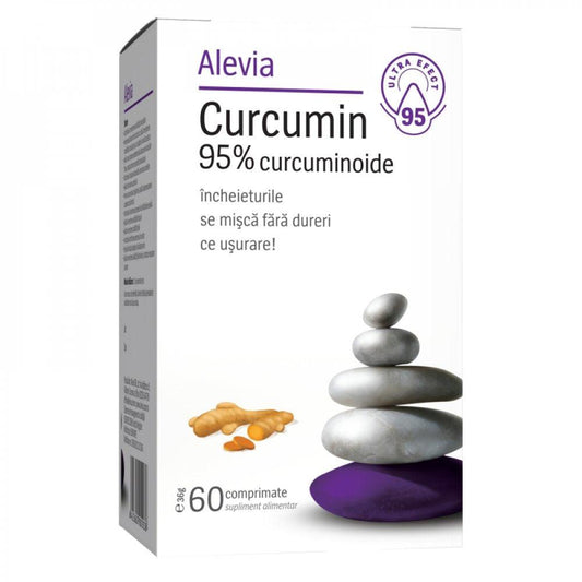 Curcumin 95% curcuminoide, 60 comprimate, Alevia-