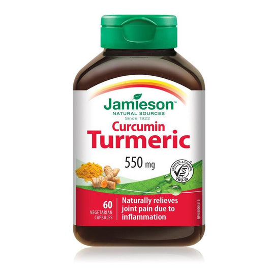Curcumin Turmeric 550mg, 60 comprimate, Jamieson-