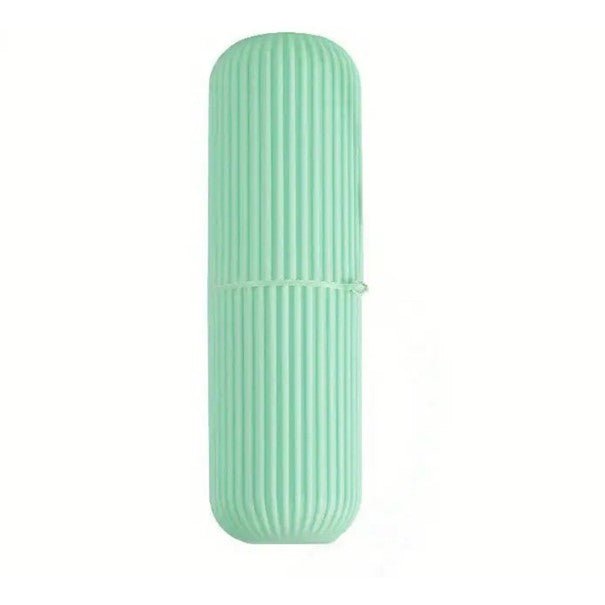 Cutie protectie periuta si pasta de dinti, Etui voiaj, Ideal pentru calatorie, verde - 