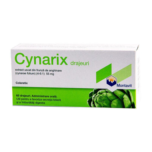 Cynarix, 55 mg, 60 drajeuri, Montavit-