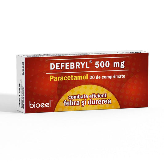 Defebryl, 500 mg, 20 comprimate, Bioeel-