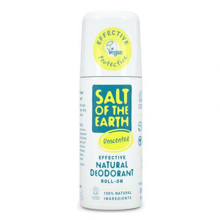 Deodorant roll-on natural fara miros Salt Of The Earth, 75 ml, Crystal Spring