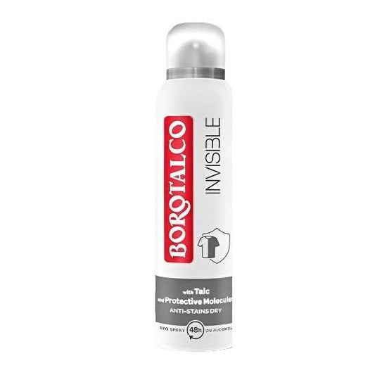 Deodorant spray Invisible Dry, 150 ml, Borotalco