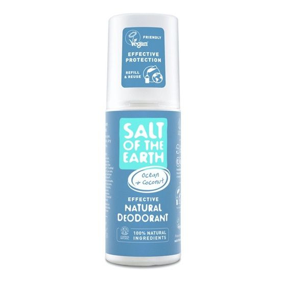 Deodorant spray unisex Ocean & Cocos Salt Of The Earth, 100 ml, Crystal Spring-