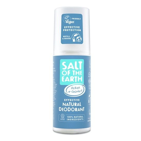 Deodorant spray unisex Ocean & Cocos Salt Of The Earth, 100 ml, Crystal Spring