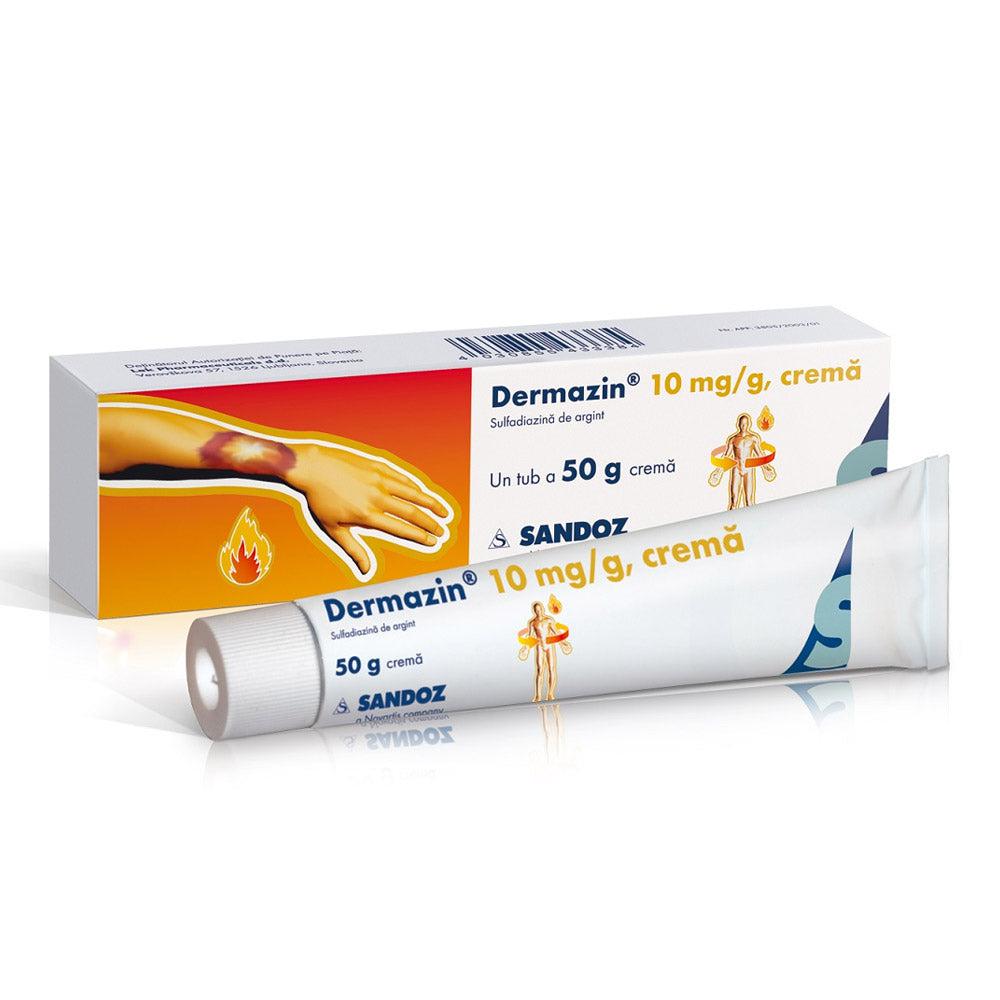 Dermazin cremă, 10mg/g, 50 g, Sandoz-