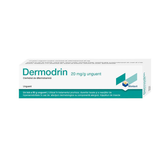 Dermodrin unguent, 20 mg/g, 20 g, Montavit-