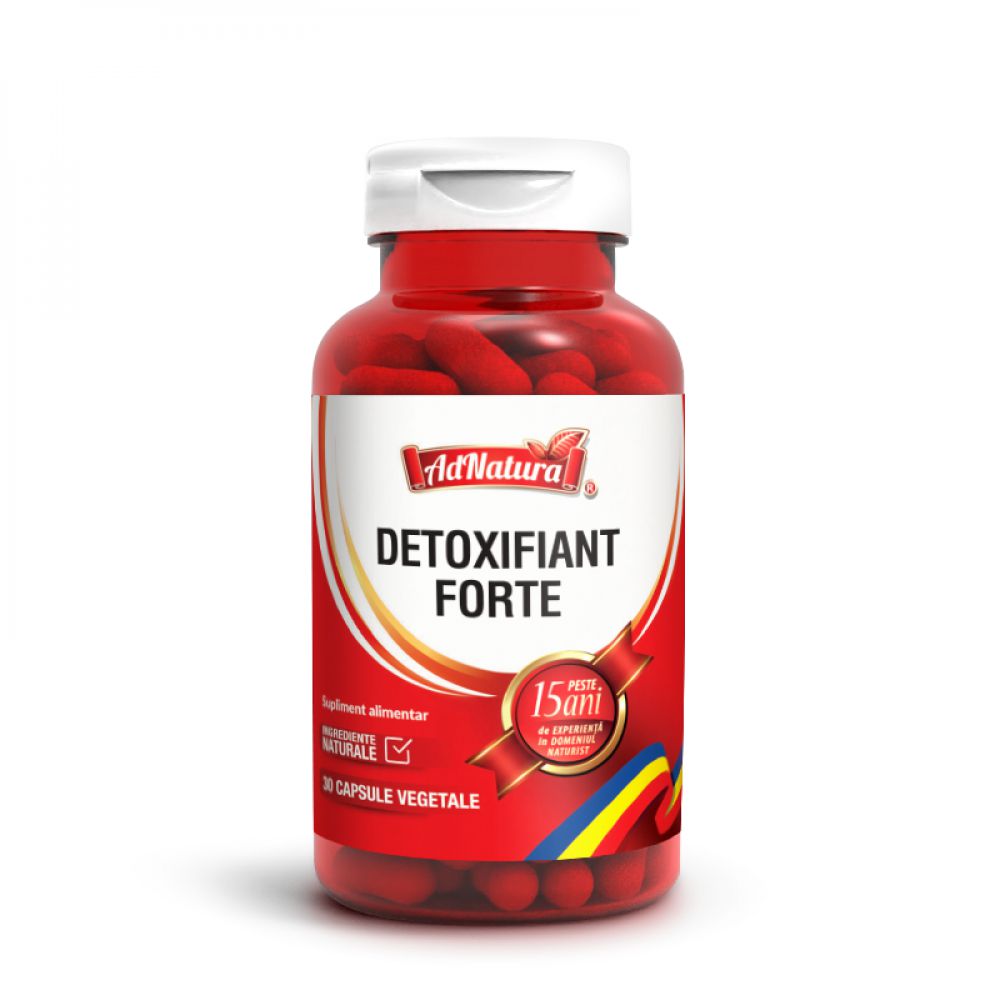Detoxifiant Forte, 30 capsule, AdNatura-