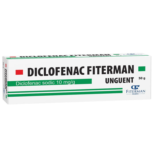 Diclofenac unguent, 10 mg/g, 100 g, Fiterman-