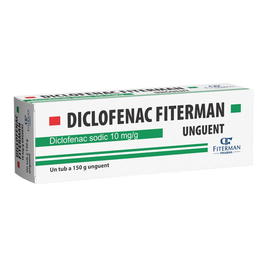 Diclofenac unguent, 10 mg/g, 150 g, Fiterman-