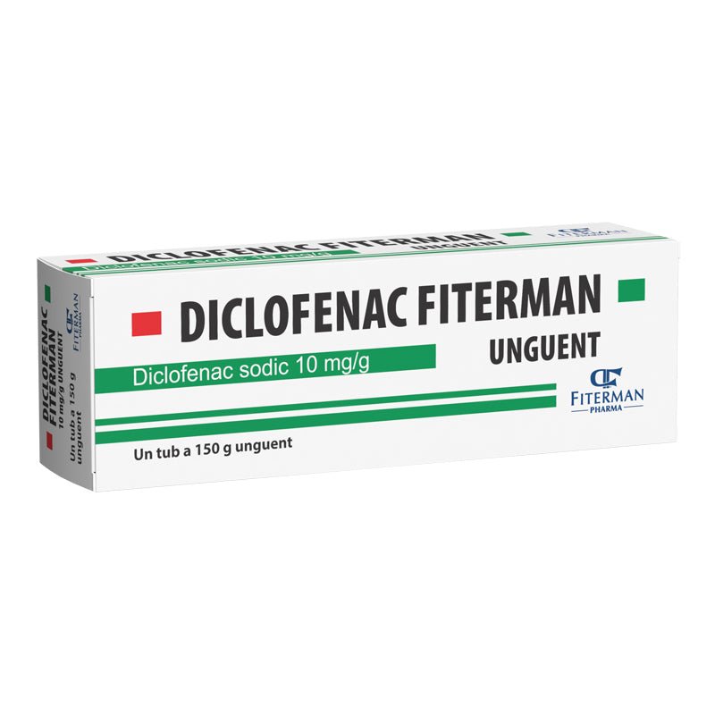 Diclofenac unguent, 10 mg/g, 150 g, Fiterman