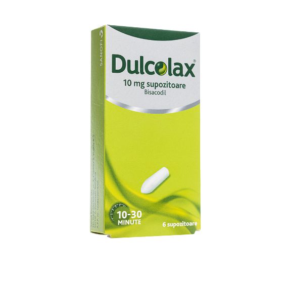 Dulcolax, 10 mg, 6 supozitoare, Sanofi-