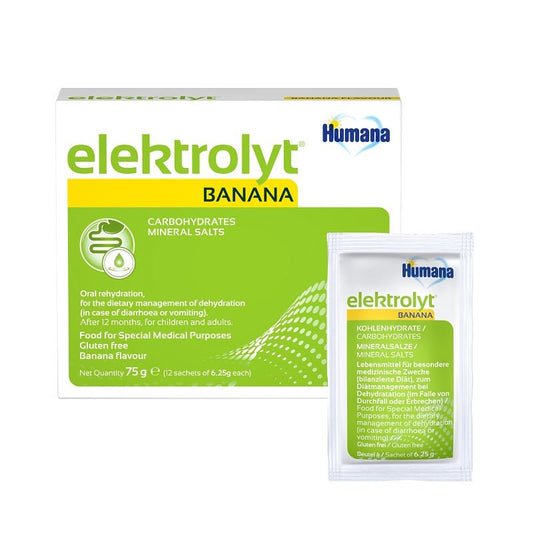 Elektrolyt cu Banane, 75 gr, Humana - 4031244778628