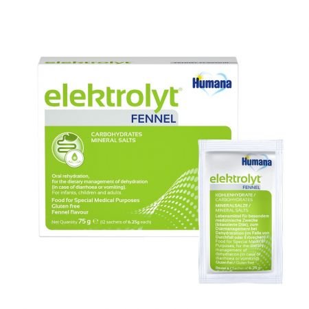 Elektrolyt cu fenicul, 75g, Humana - 4031244742735