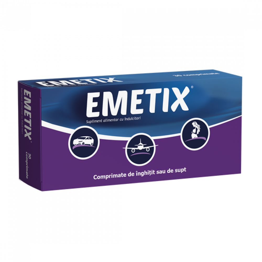 Emetix, 30 comprimate, Fiterman-