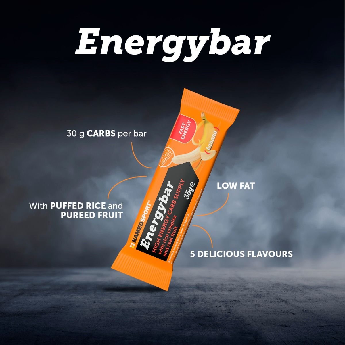 ENERGYBAR> Banana, 35 gr, Named Sport